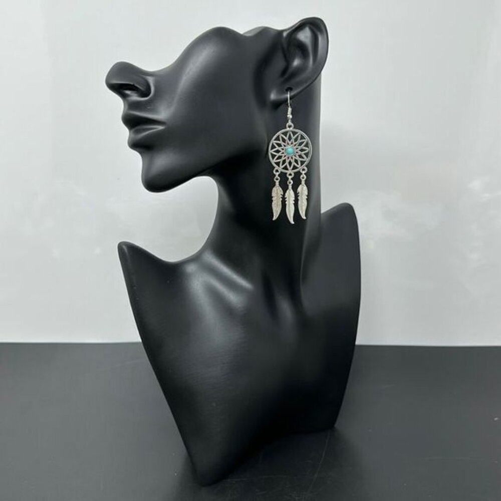 Costume jewelry native earrings - Picture 2 of 2